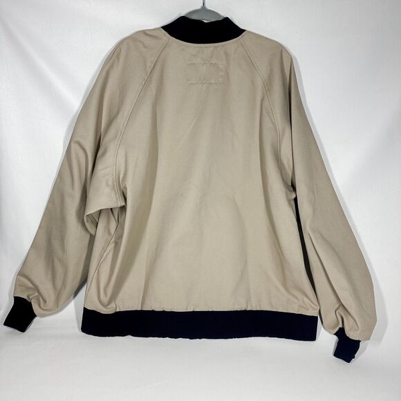 Vintage 90s David James Deuces And Jacks Canvas Bomber Jacket Men’s Extra Large - Picture 2 of 5